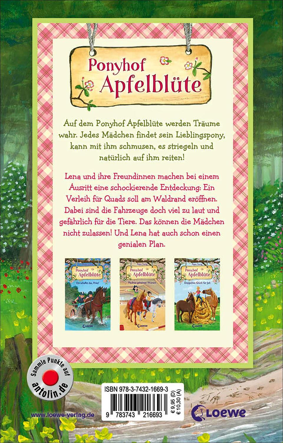 Rückseite: 9783743216693 | Ponyhof Apfelblüte (Band 22) - Lena und Samson retten den Wald | Young