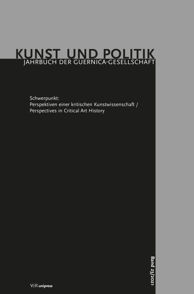 Cover: 9783847114468 | Perspektiven einer kritischen Kunstwissenschaft / Perspectives in...
