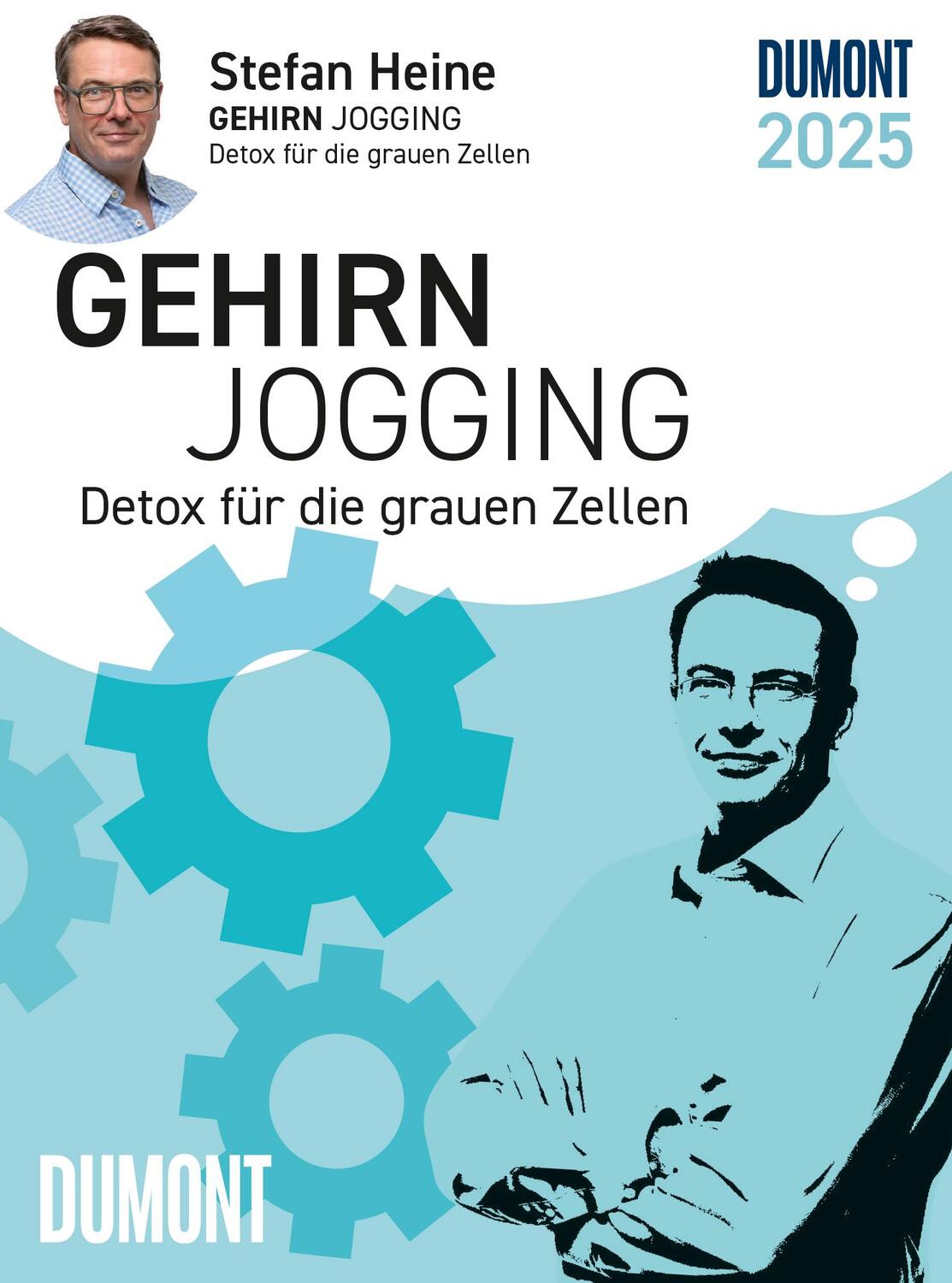 Cover: 4250809653846 | Stefan Heine Gehirnjogging 2025 Tagesabreißkalender - 11,8x15,9 -...