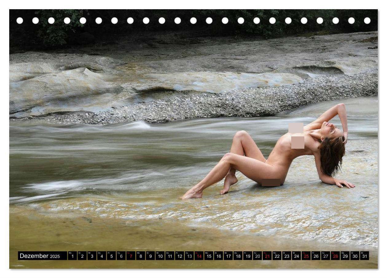 Bild: 9783435838721 | Aktfotografie auf Stein und Felsen (Tischkalender 2025 DIN A5...