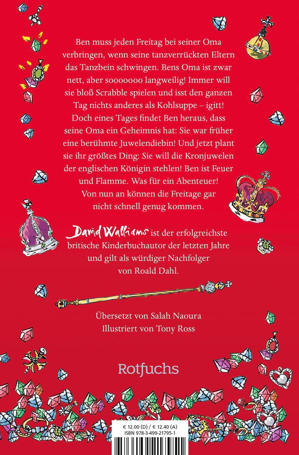 Rückseite: 9783733507923 | Gangsta-Oma | Für Mädchen und Jungen ab 10 | David Walliams | Buch