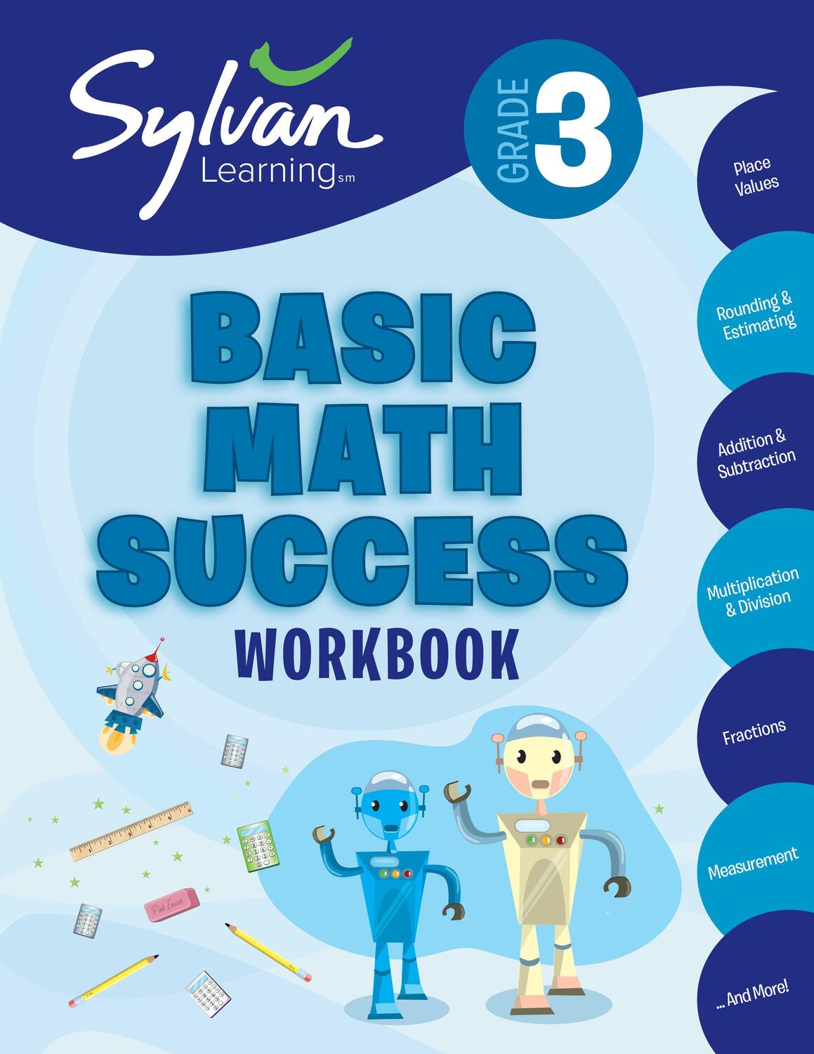 Cover: 9780375430398 | 3rd Grade Basic Math Success Workbook: Place Values, Rounding and...