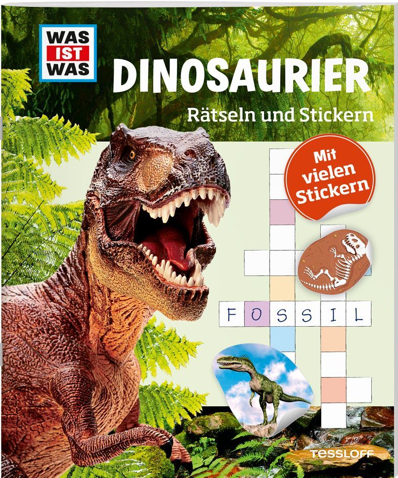 Cover: 9783788621643 | WAS IST WAS Rätseln und Stickern: Dinosaurier | Mit vielen Stickern