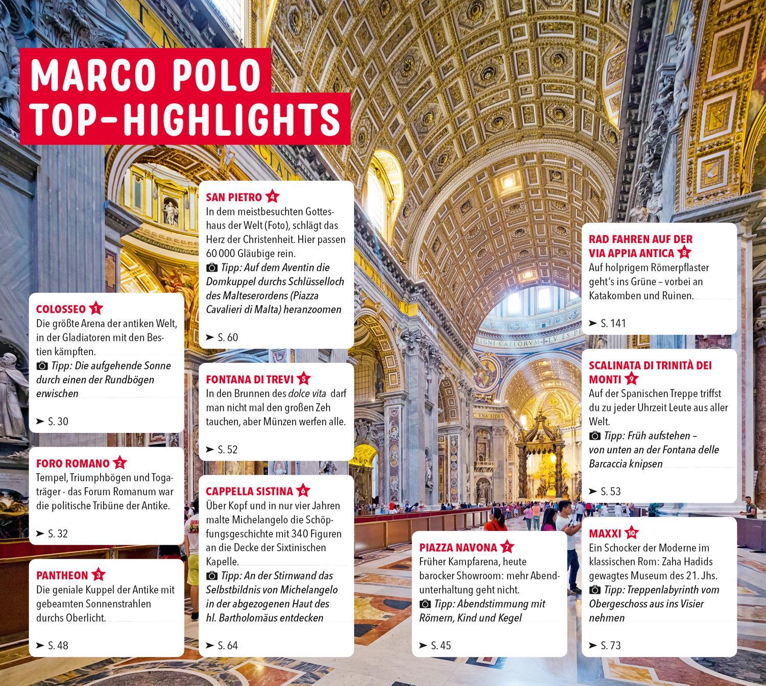 Bild: 9783829719452 | MARCO POLO Reiseführer Rom | Swantje Strieder | Taschenbuch | 164 S.