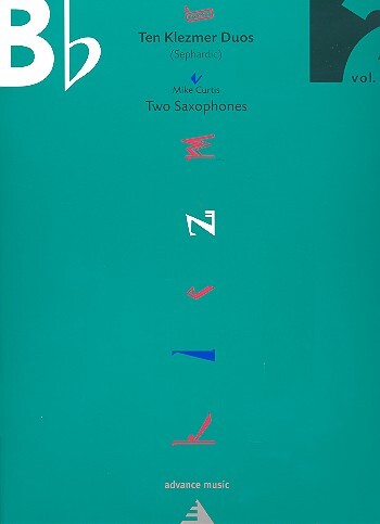 Cover: 9790206307096 | Ten Klezmer Duos | Mike Curtis | Songbuch (Saxophon) | Buch