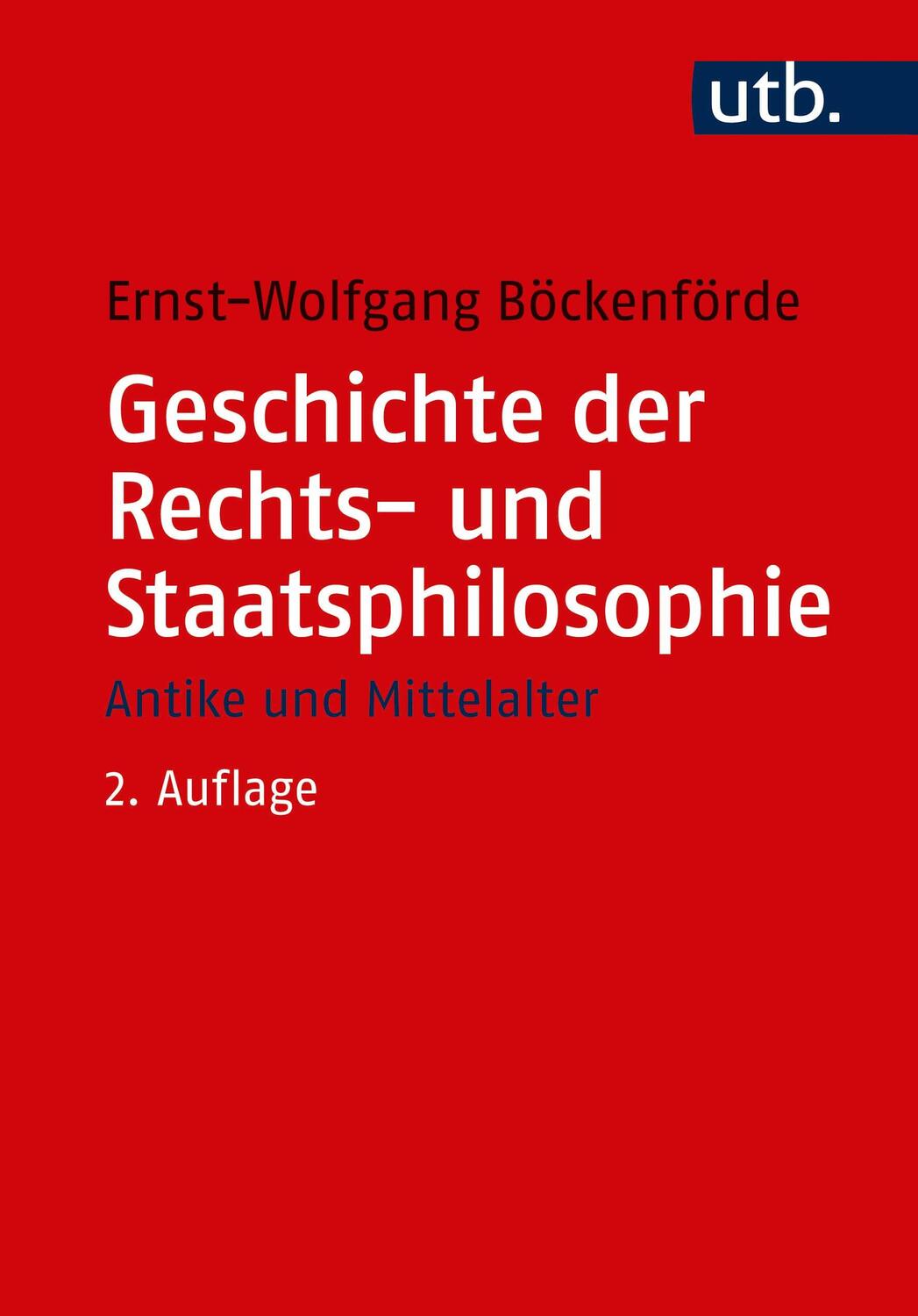 Cover: 9783825222703 | Geschichte der Rechts- und Staatsphilosophie | Antike und Mittelalter
