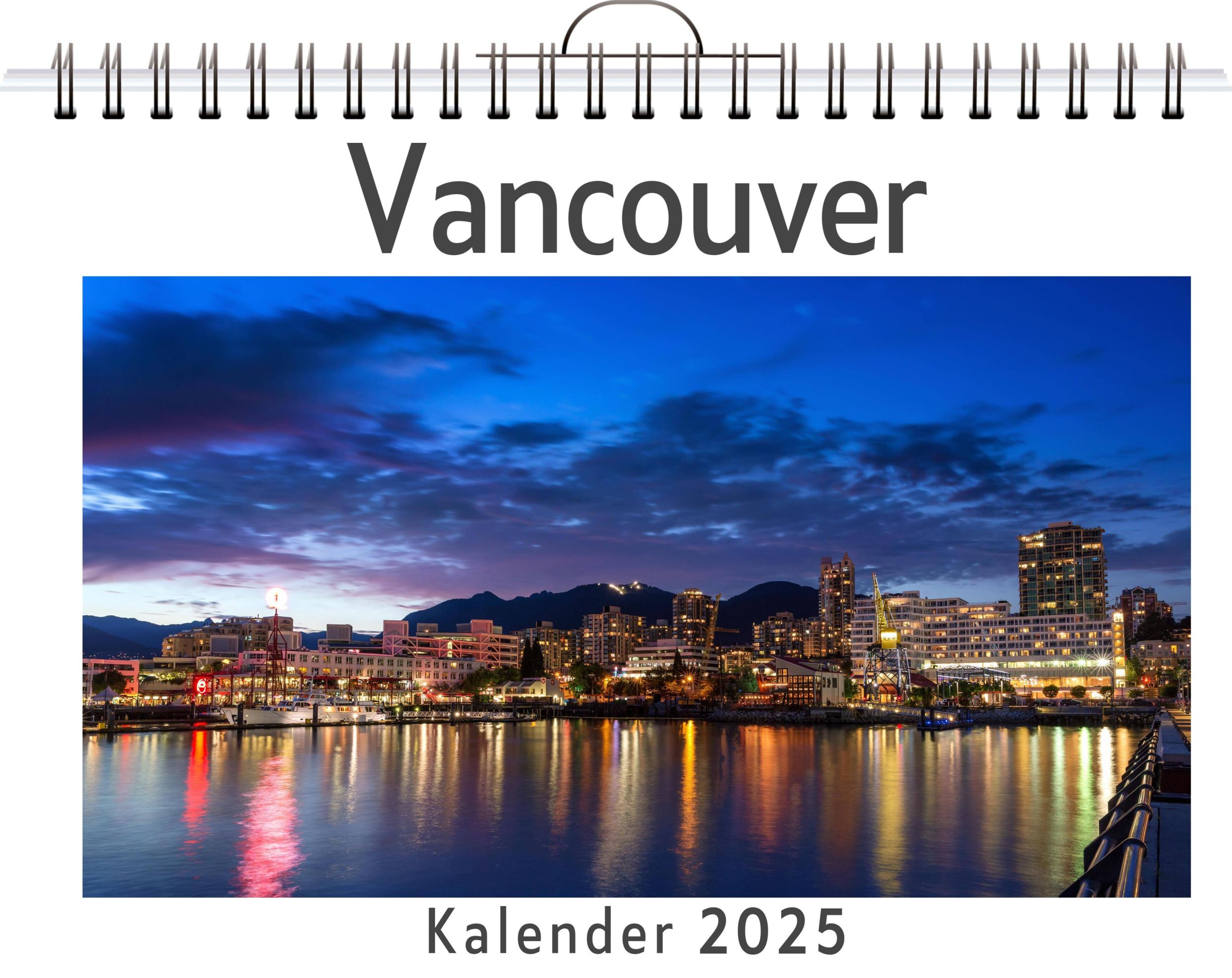 Cover: 9783759121400 | Vancouver - (Wandkalender 2025, Kalender DIN A4 quer,...