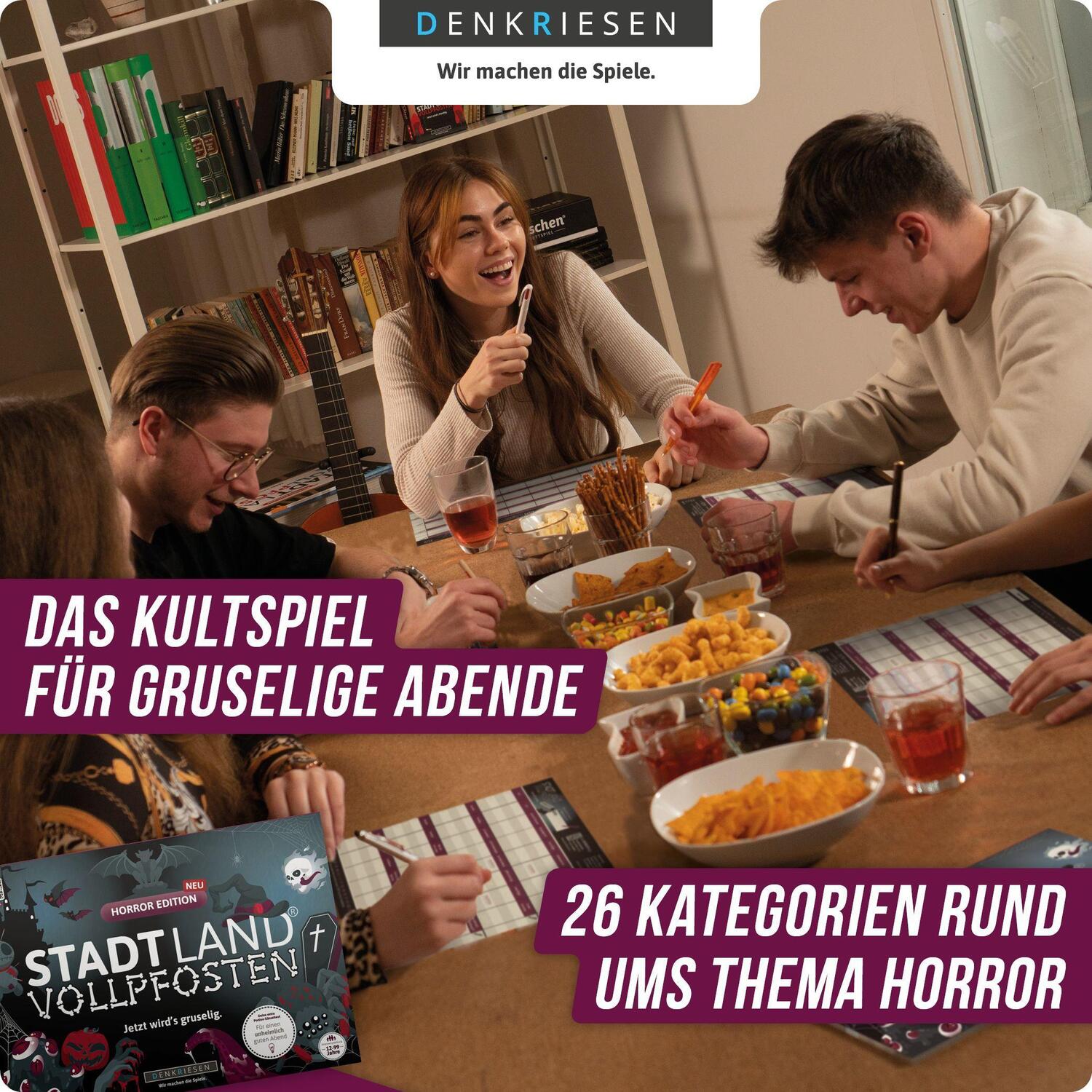 Bild: 4260528094707 | STADT LAND VOLLPFOSTEN® - HORROR EDITION - "Jetzt wird's gruselig."