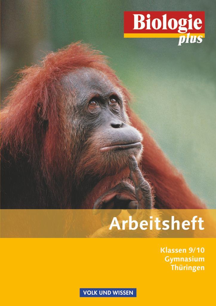 Cover: 9783060112661 | Biologie plus 9./10. Schuljahr. Arbeitsheft Gymnasium Thüringen | Buch