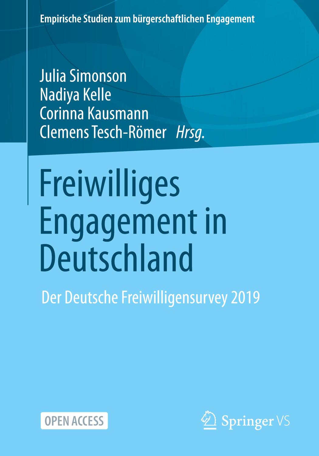 Cover: 9783658353162 | Freiwilliges Engagement in Deutschland | Julia Simonson (u. a.) | Buch