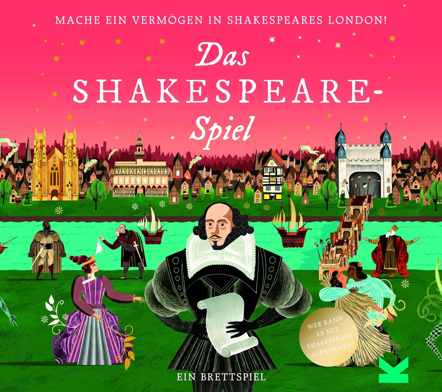 Cover: 9783962442798 | Das Shakespeare-Spiel | Ein Brettspiel | Adam Simpson | Spiel | 2022