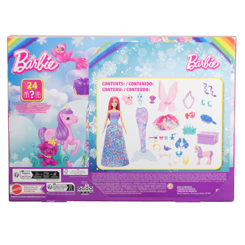 Bild: 194735176441 | Barbie Dreamtopia Adventskalender | Kalender | Fensterkarton | Deutsch