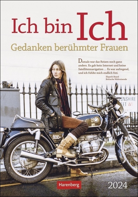 Cover: 9783840031854 | Ich bin Ich Wochen-Kulturkalender 2024. Große Frauen der...