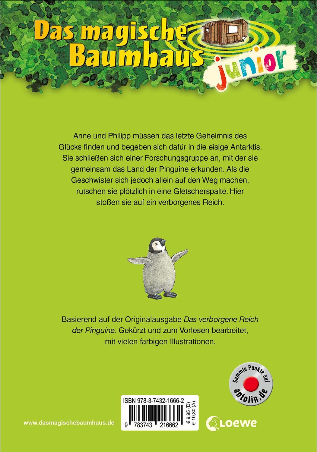 Rückseite: 9783743216662 | Das magische Baumhaus junior (Band 37) - Reise zu den Pinguinen | Buch