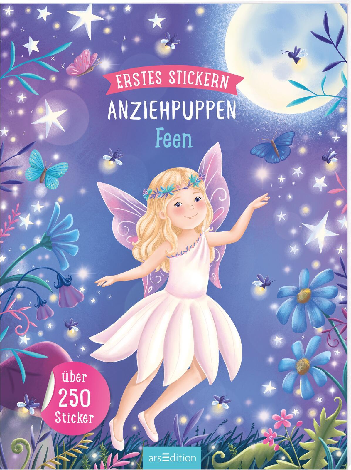 Cover: 9783845855042 | Erstes Stickern Anziehpuppen - Feen | Über 250 Sticker | Beimler