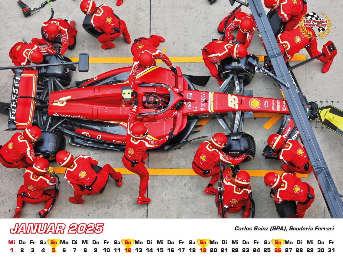 Bild: 9783948794675 | Formel 1 Kalender 2025 | Frank Pommer | Kalender | Deutsch | 2025