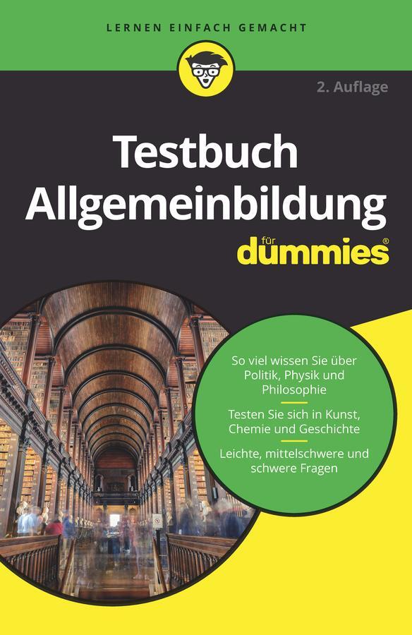 Cover: 9783527718740 | Testbuch Allgemeinbildung für Dummies | Wiley-VCH | Taschenbuch | 2021