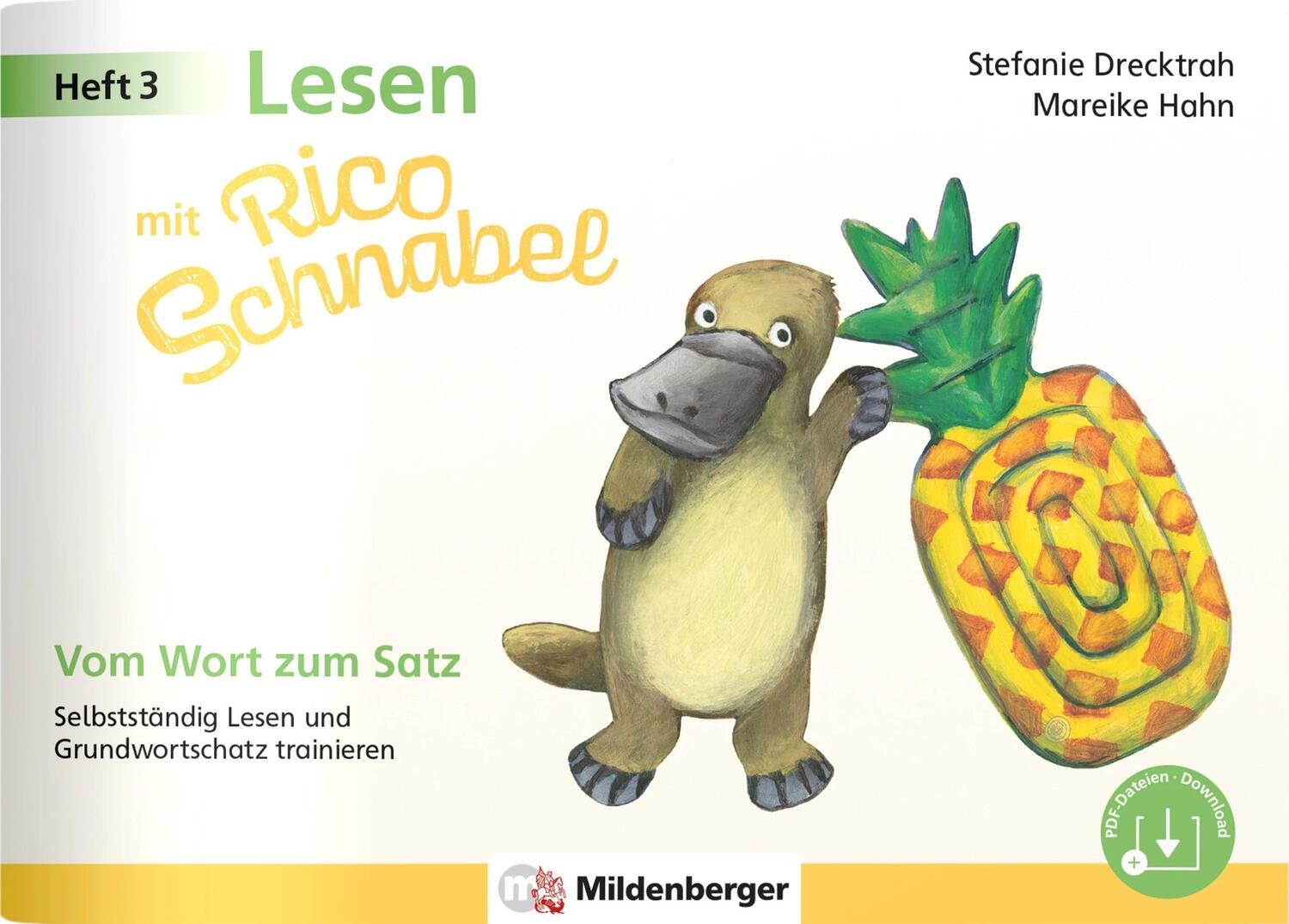 Cover: 9783619120536 | Lesen mit Rico Schnabel, Heft 3: Vom Wort zum Satz | Drecktrah (u. a.)