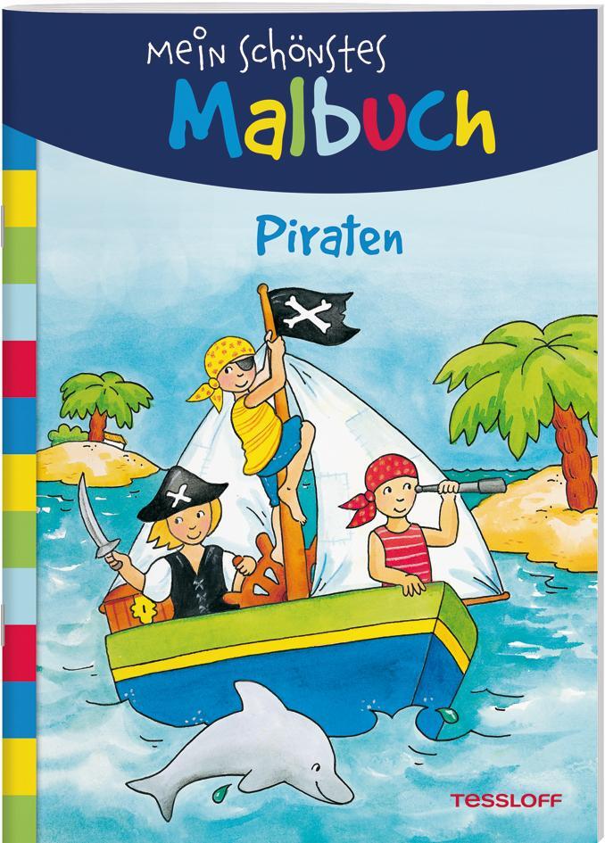 Cover: 9783788641849 | Mein schönstes Malbuch. Piraten. Malen für Kinder ab 5 Jahren | Buch