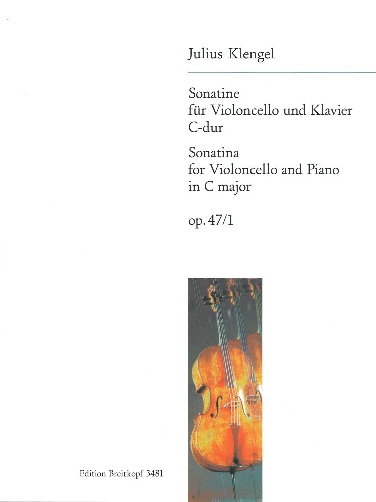 Cover: 9790004181164 | Sonatine 1 C Op.47 | Julius Klengel | Buch | Breitkopf &amp; Härtel