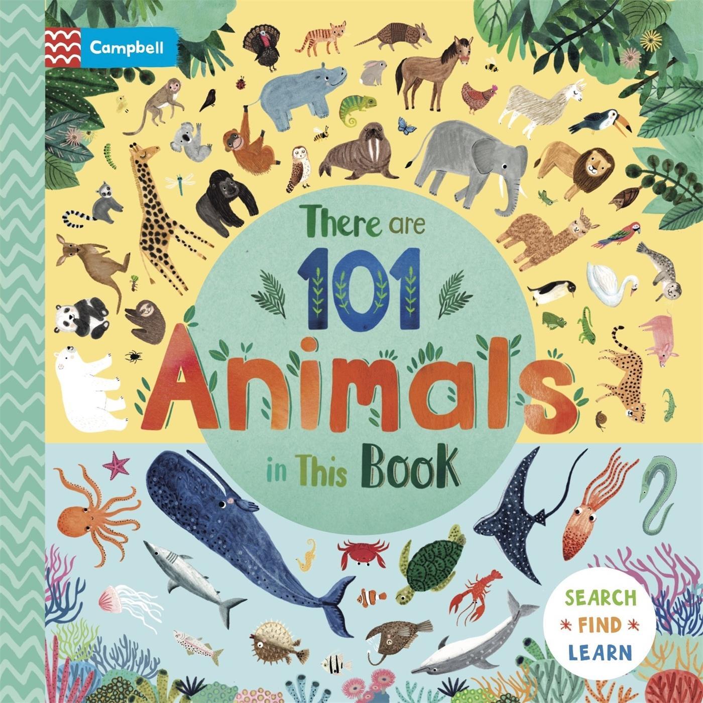 Cover: 9781035013678 | There Are 101 Animals in This Book | Campbell Books | Buch | 2023
