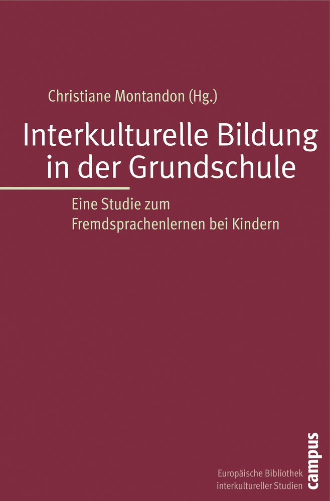 Cover: 9783593387543 | Interkulturelle Bildung in der Grundschule | Christiane Montandon