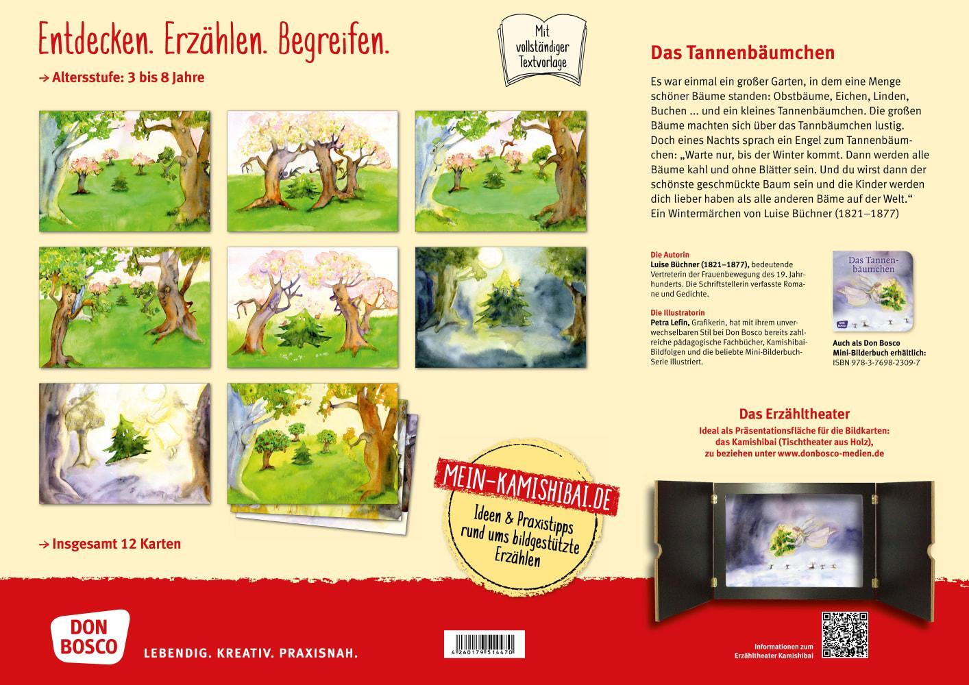 Bild: 4260179514470 | Das Tannenbäumchen. Kamishibai Bildkartenset | Luise Büchner | Box