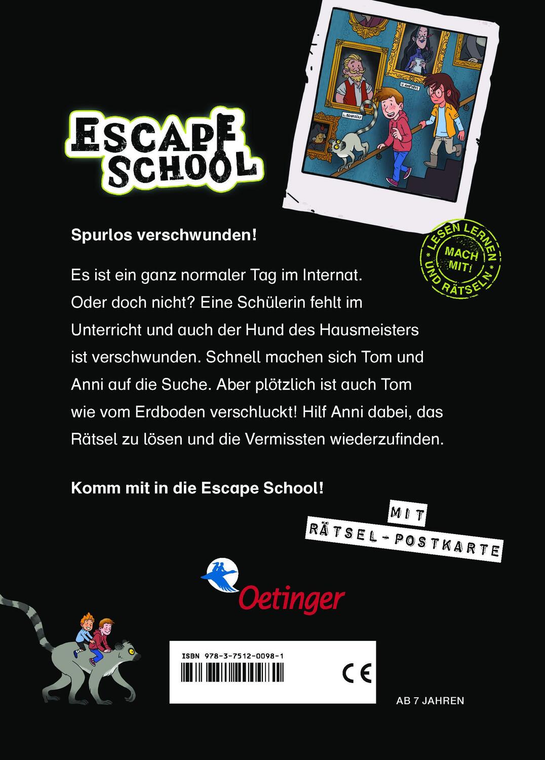Rückseite: 9783751200981 | Escape School 3. Der Schrumpf-Kristall | Anne Scheller | Buch | 72 S.