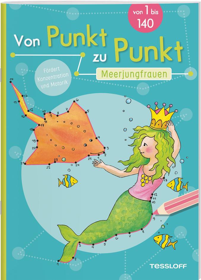 Cover: 9783788644864 | Von Punkt zu Punkt. Meerjungfrauen | Von 1 bis 140 | Beurenmeister