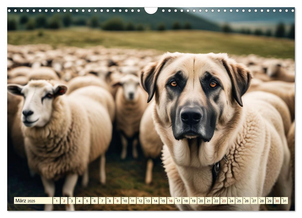 Bild: 9783457130704 | Kangal - der starke Herdenschutzhund (Wandkalender 2025 DIN A3...