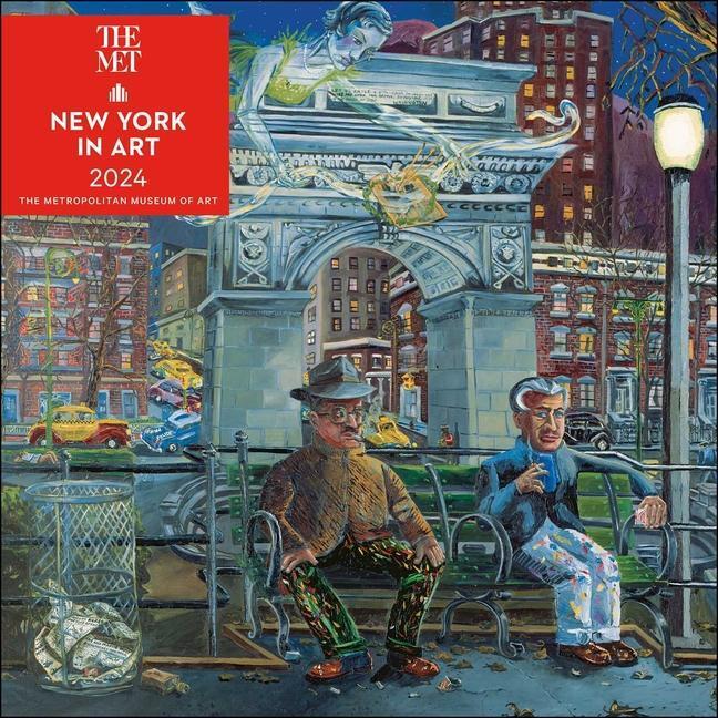 Cover: 9781419769382 | New York in Art 2024 Wall Calendar | The Metropolitan Museum Of Art