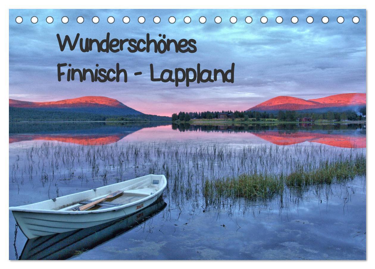Cover: 9783383367045 | Wunderschönes Finnisch - Lappland (Tischkalender 2024 DIN A5 quer),...