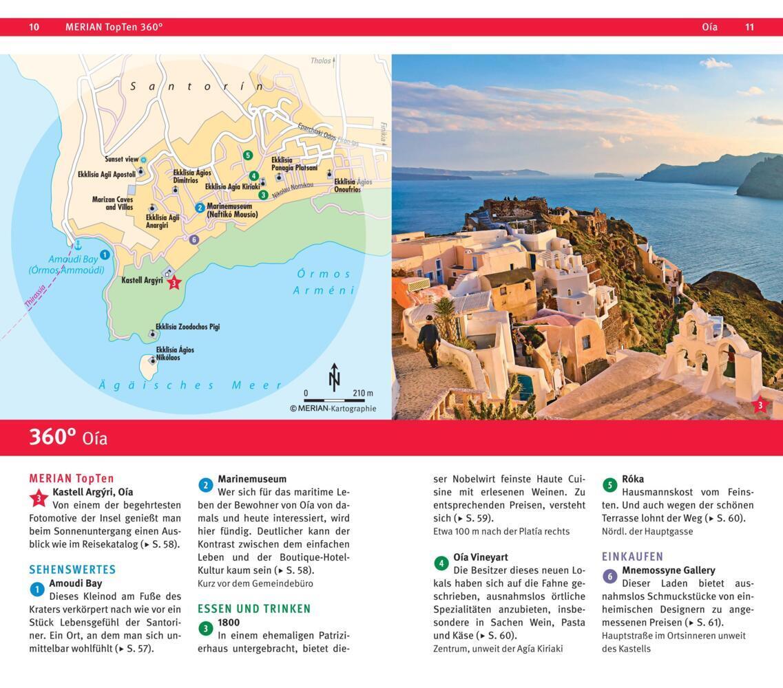 Bild: 9783834229687 | MERIAN live! Reiseführer Santorin | Mit Extra-Karte zum Herausnehmen