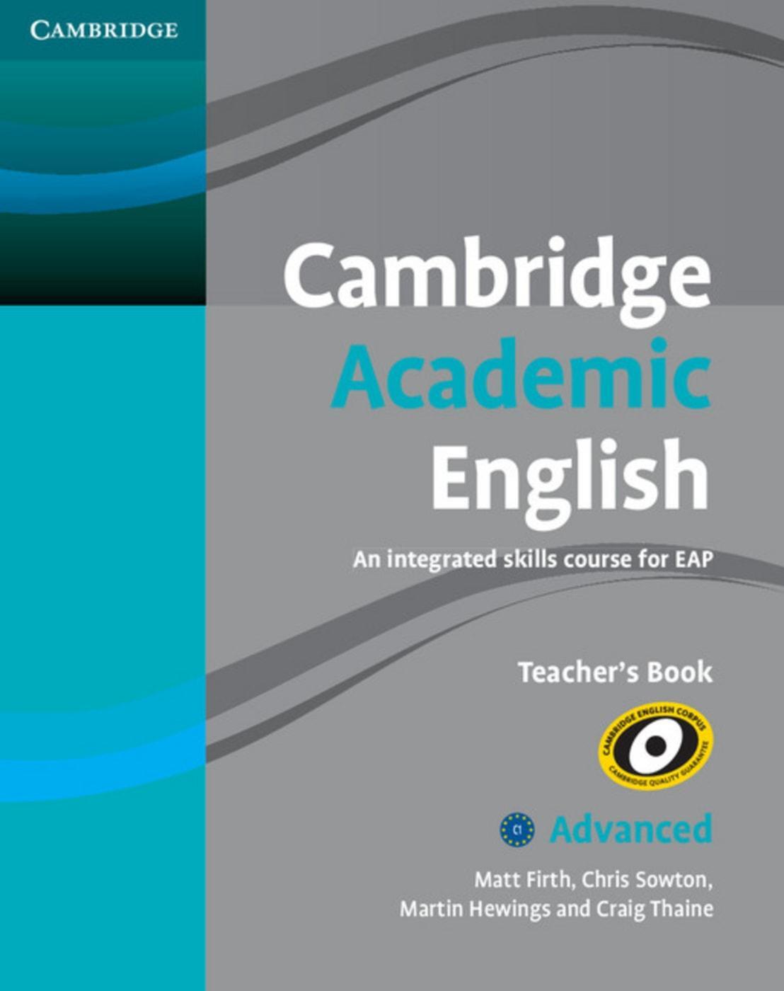 Cover: 9783125402898 | Cambridge Academic English. Advanced. Teacher's Book C2 | Taschenbuch