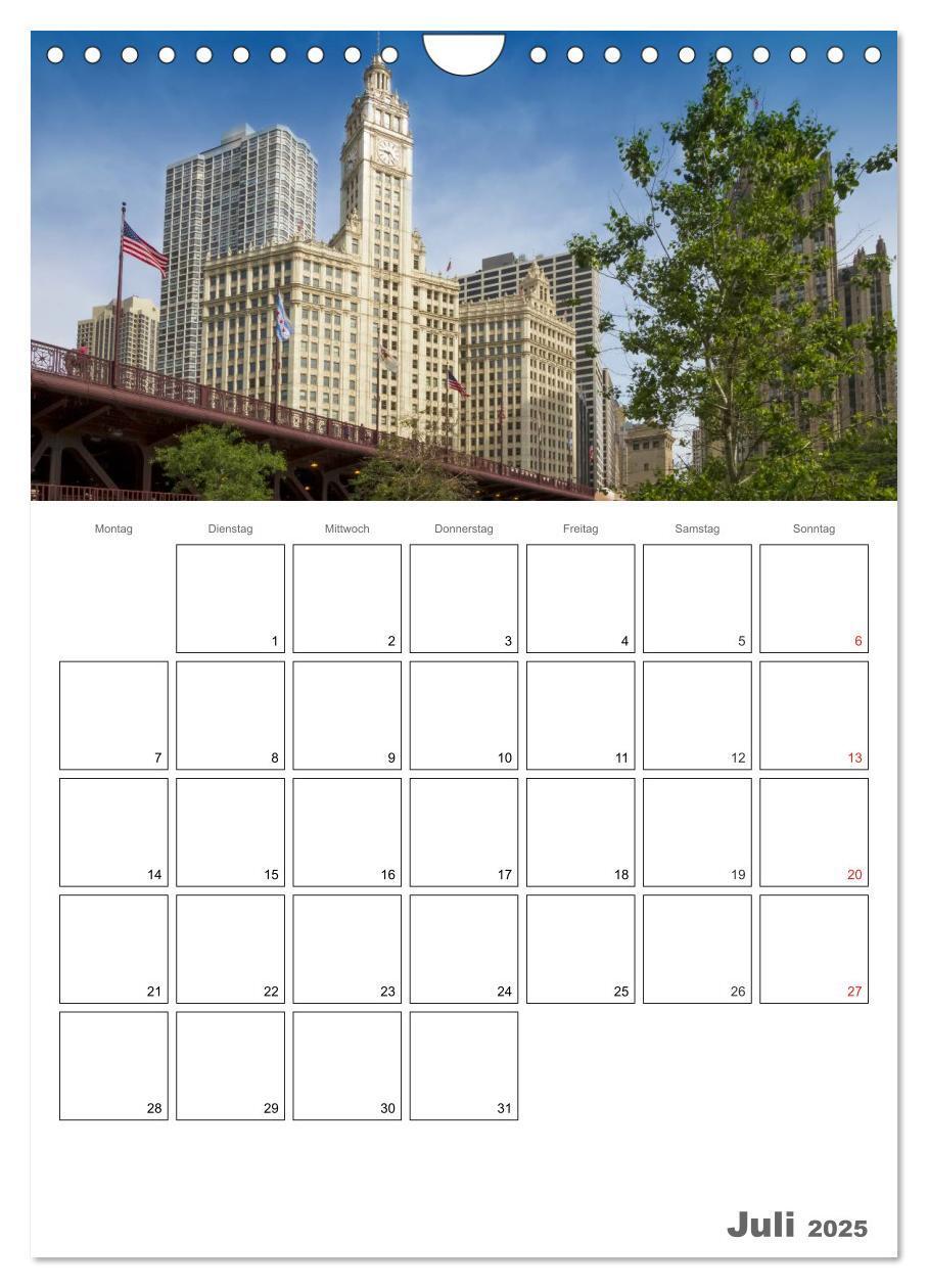 Bild: 9783457028001 | CHICAGO Terminplaner (Wandkalender 2025 DIN A4 hoch), CALVENDO...