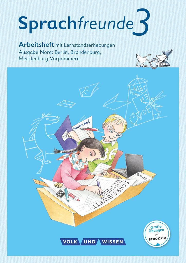 Cover: 9783060836444 | Sprachfreunde 3. Schuljahr. Arbeitsheft Schulausgangsschrift....