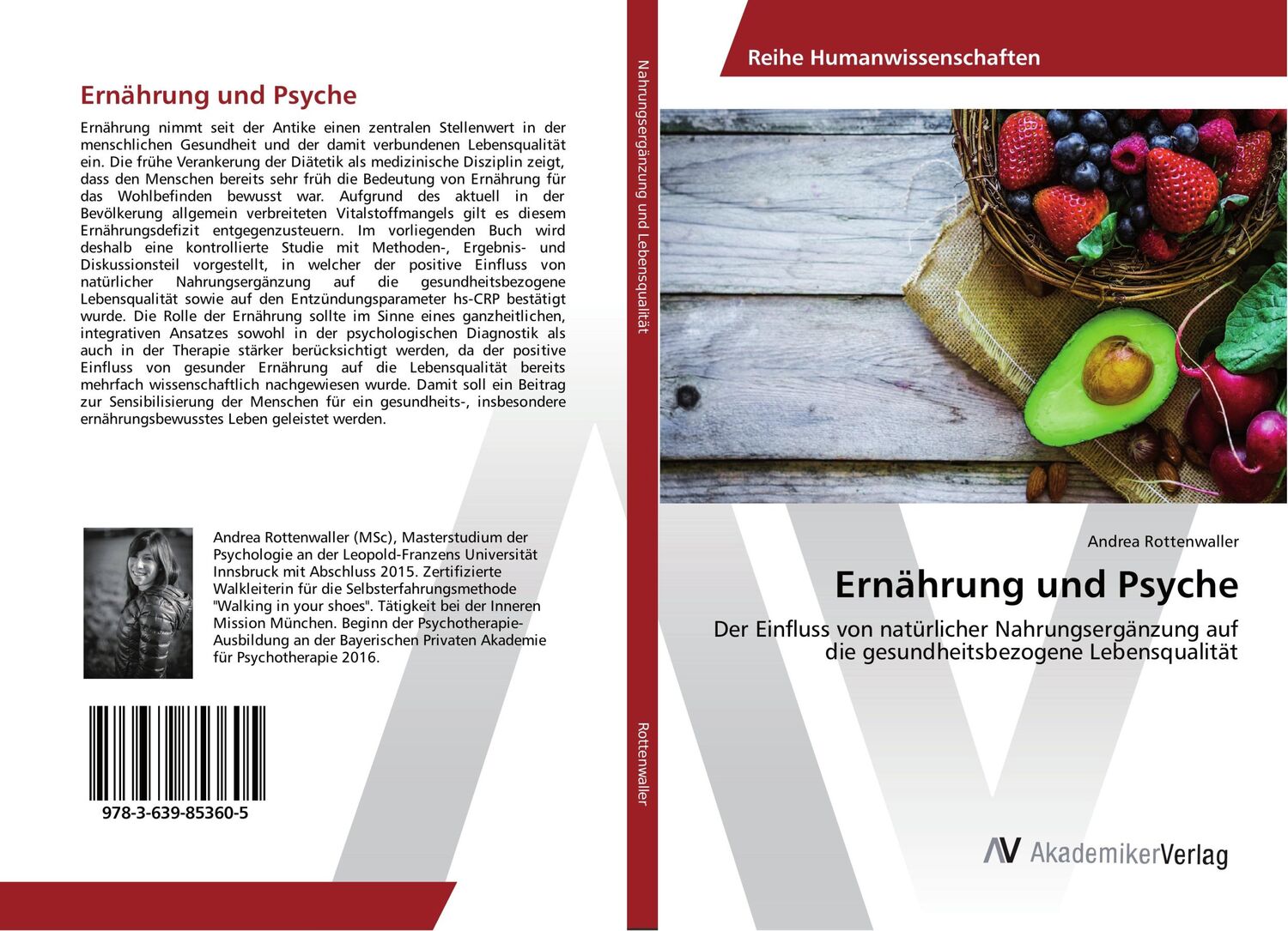 Cover: 9783639853605 | Ernährung und Psyche | Andrea Rottenwaller | Taschenbuch | Paperback