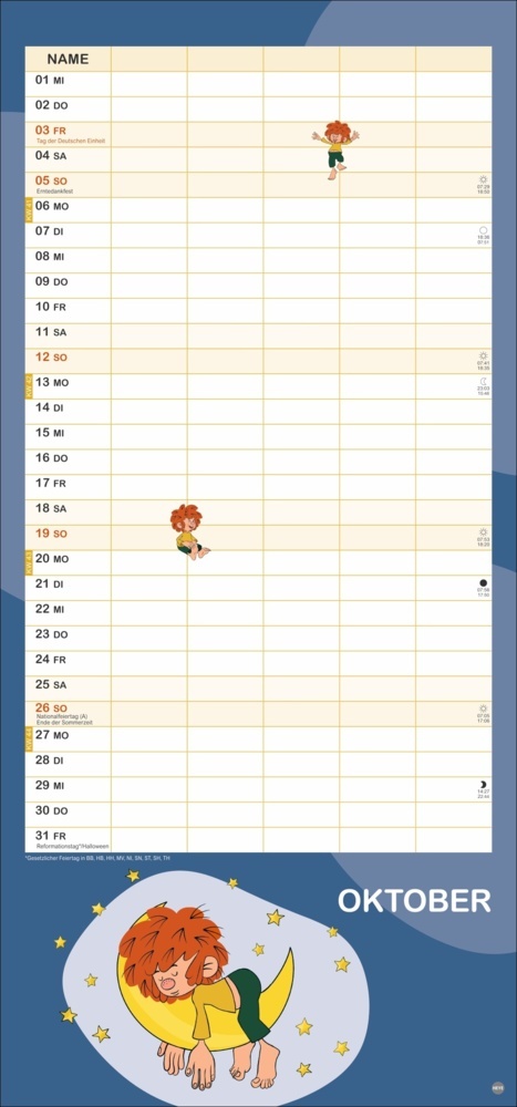 Bild: 9783756413478 | Pumuckl Familienplaner 2025 | Kalender | Spiralbindung | 15 S. | 2025