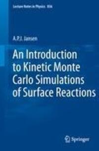 Cover: 9783642294877 | An Introduction to Kinetic Monte Carlo Simulations of Surface...