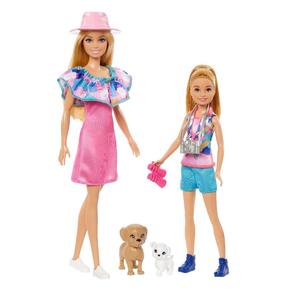 Bild: 194735180349 | Barbie und Stacie Schwestern Puppenset mit 2 Hunden und Zubehör