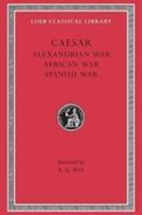 Cover: 9780674994430 | Alexandrian War. African War. Spanish War | Caesar | Buch | Gebunden