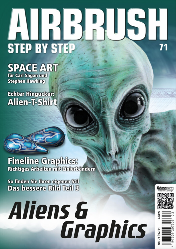 Cover: 9783941656574 | Airbrush Step by Step - Aliens & Graphics | Roger Hassler | Buch