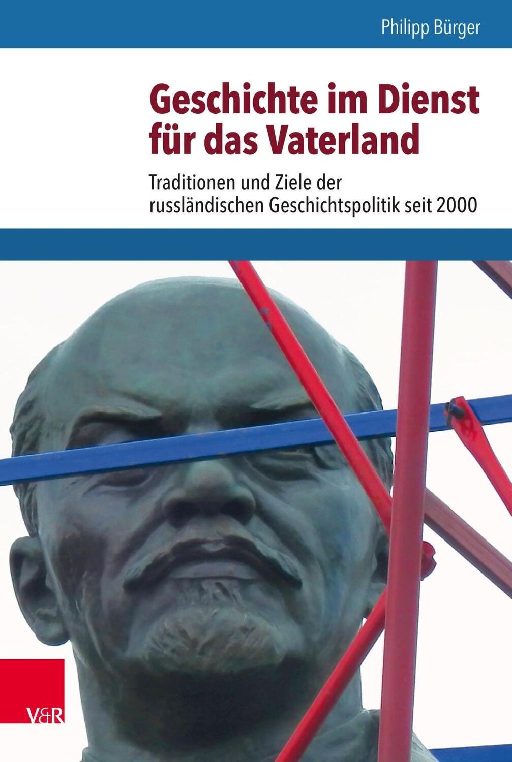 Cover: 9783525370674 | Geschichte im Dienst für das Vaterland | Philipp Bürger | Buch | 2018