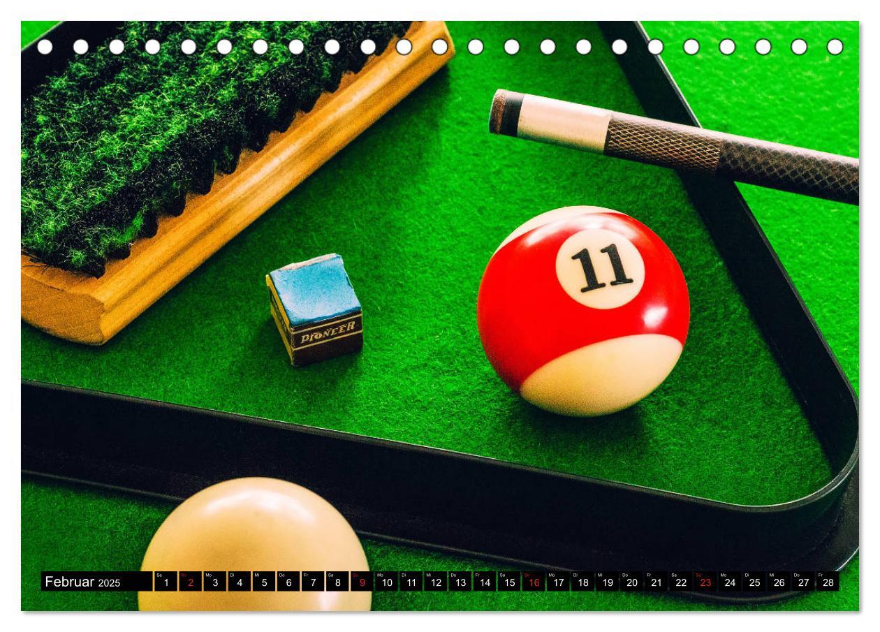 Bild: 9783435287949 | Billard. Konzentration - Sport - Spannung (Tischkalender 2025 DIN...