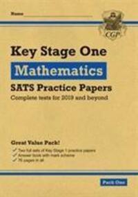 Cover: 9781789081053 | KS1 Maths SATS Practice Papers: Pack 1 (for the 2023 tests) | Books