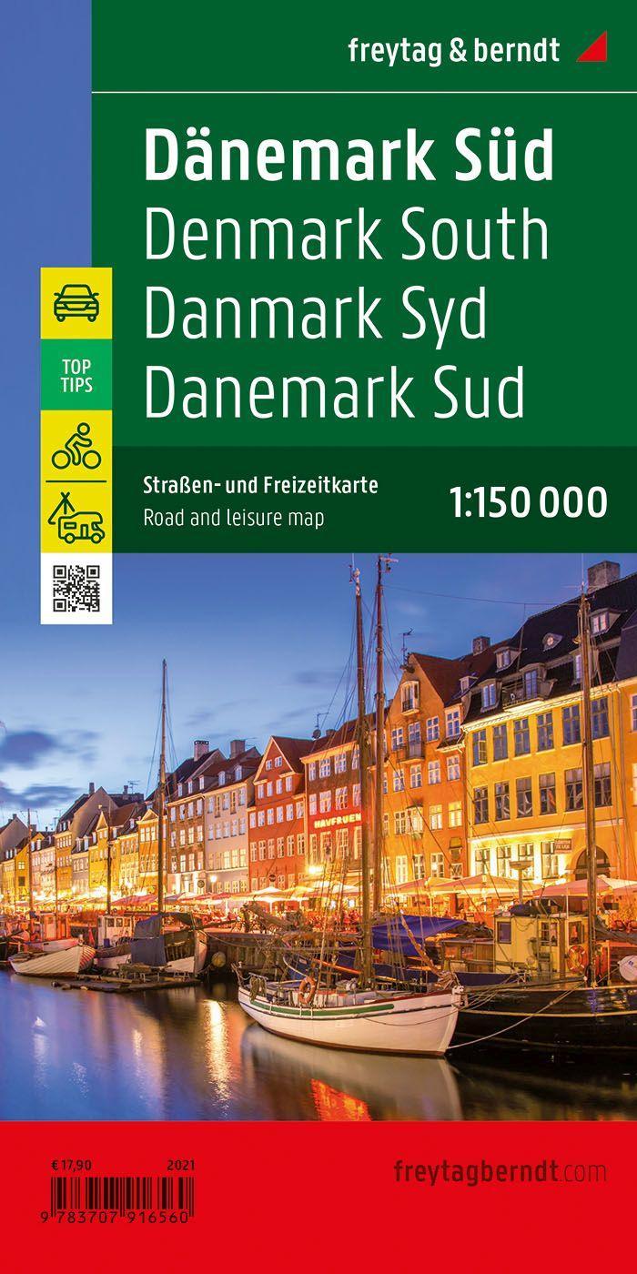 Bild: 9783707916560 | Dänemark Nord und Süd, Straßenkarten-Set 1:150.000, freytag &amp; berndt