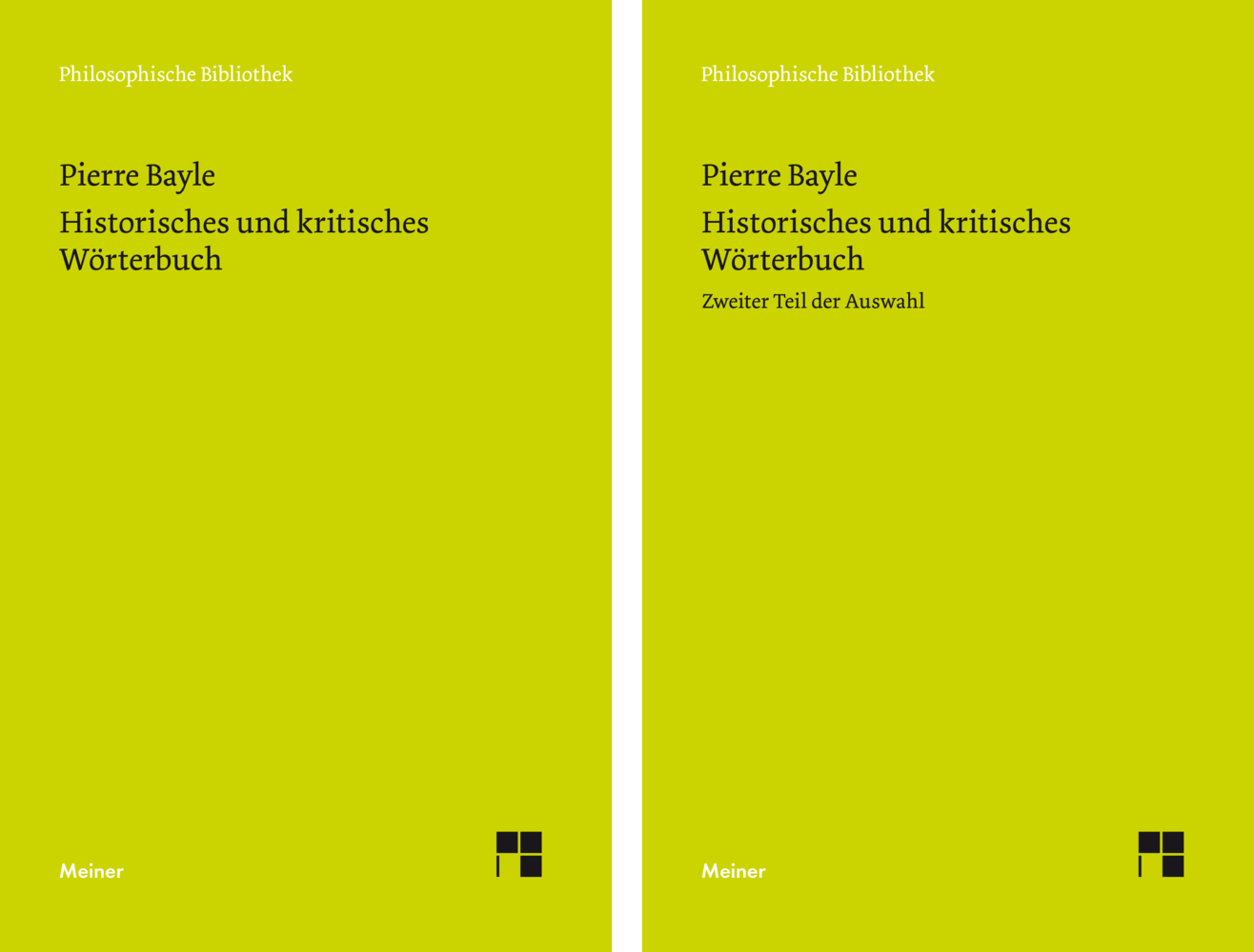 Cover: 9783787337903 | Historisches und kritisches Wörterbuch | Bände 1 und 2 der Auswahl