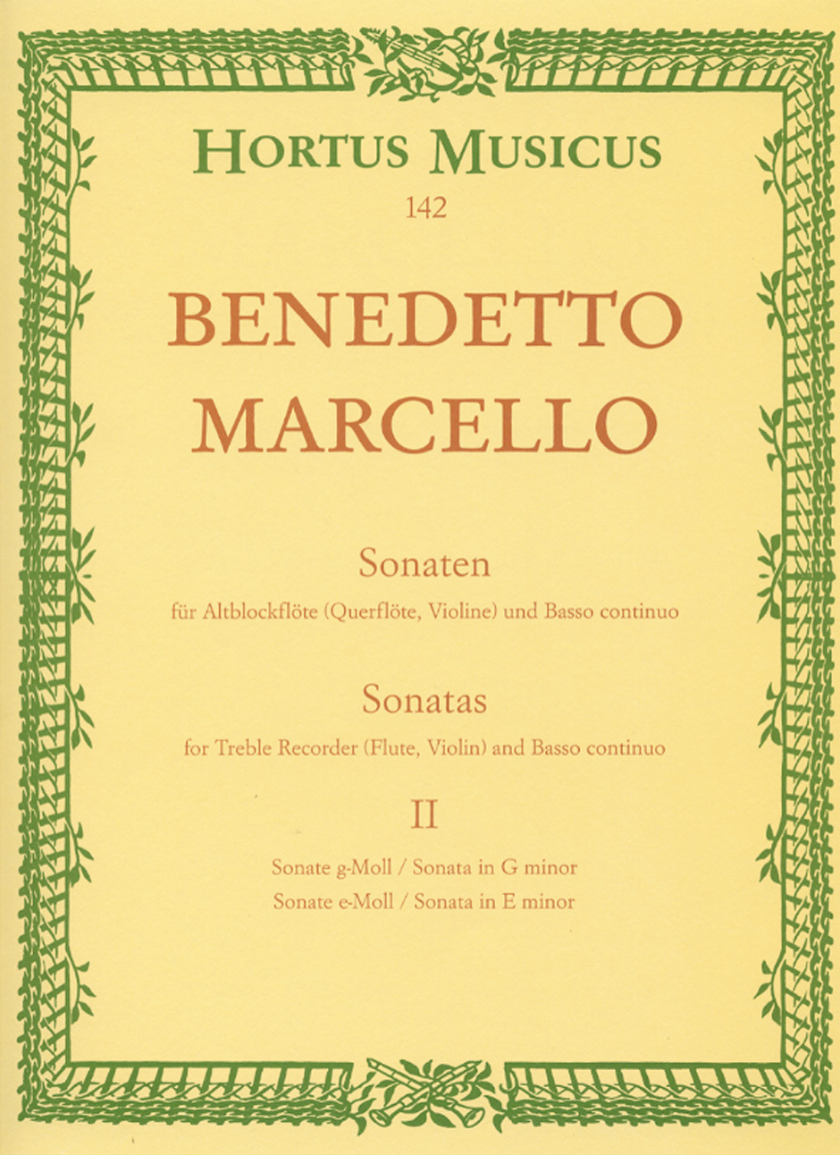 Cover: 9790006002962 | Sonaten 2 G E Op.2 | Benedetto Marcello | Buch | Bärenreiter Verlag