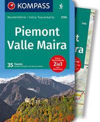 Cover: 9783990442241 | KOMPASS Wanderführer Piemont, Valle Maira, 35 Touren | Stimpfl (u. a.)