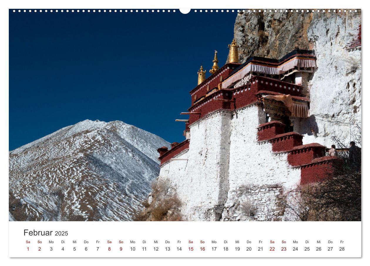 Bild: 9783383826184 | Tibet - Kloster und Landschaft (Wandkalender 2025 DIN A2 quer),...